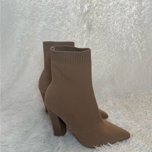 Aldo Chic Brown Heeled Boots